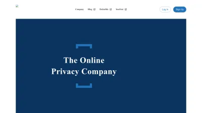 Screenshot of Abine.com