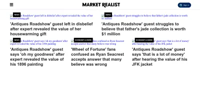 Screenshot of Marketrealist.com