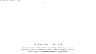 Screenshot of Oneandonlyresorts.com