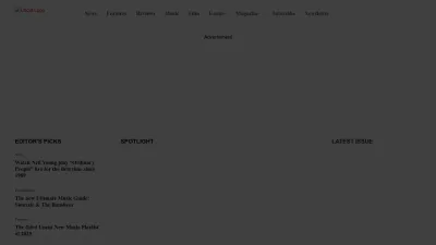 Screenshot of Uncut.co.uk