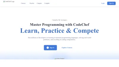Screenshot of Codechef.com