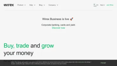 Screenshot of Wirexapp.com