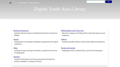 Screenshot of Dsal.uchicago.edu