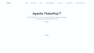 Screenshot of Tinkerpop.apache.org