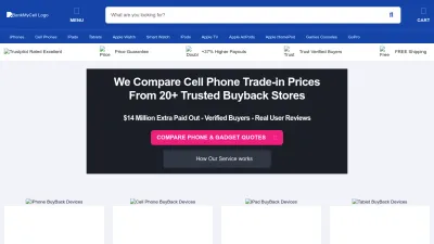 Screenshot of Bankmycell.com