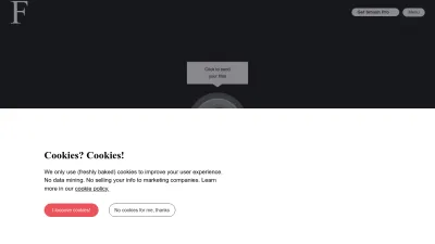 Screenshot of Fromsmash.com