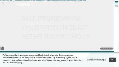 Screenshot of Wuppertal.de