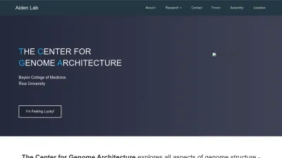 Screenshot of Aidenlab.org