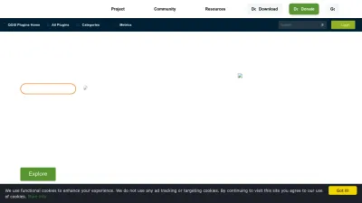 Screenshot of Plugins.qgis.org