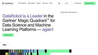 Screenshot preview of datarobot.com