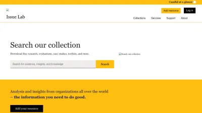 Screenshot preview of issuelab.org