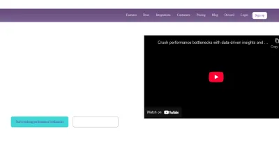 Screenshot of Blackfire.io