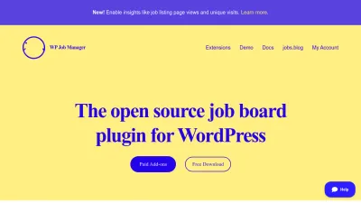 Screenshot of Wpjobmanager.com