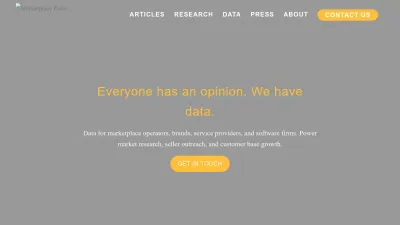 Screenshot of Marketplacepulse.com