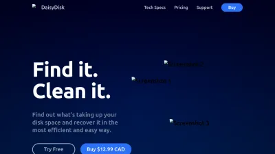 Screenshot of Daisydiskapp.com