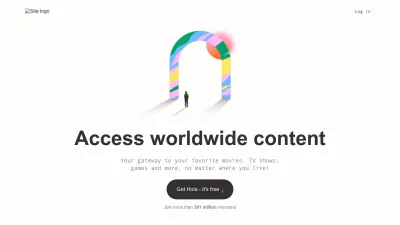 Screenshot of Hola.org