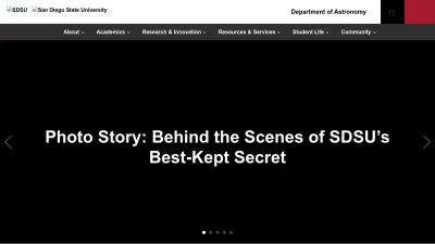 Screenshot of Mintaka.sdsu.edu