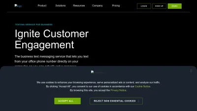 Screenshot preview of textrequest.com