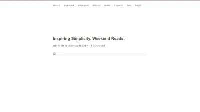 Screenshot of Becomingminimalist.com