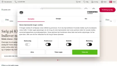 Screenshot of Lauritz.com