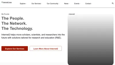 Screenshot of Internet2.edu