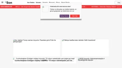 Screenshot of Milliyet.com.tr