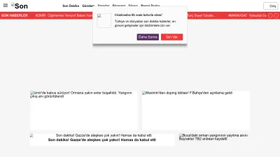 Screenshot preview of milliyet.com.tr