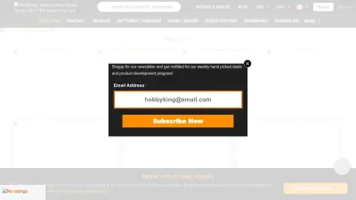 Screenshot of Hobbyking.com