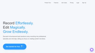 Screenshot preview of zencastr.com