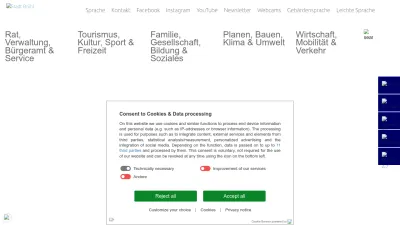 Screenshot of Bruehl.de
