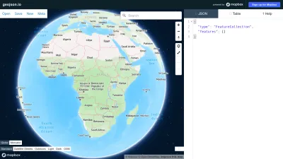 Screenshot of Geojson.io