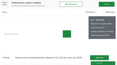 Screenshot of Juntaex.es
