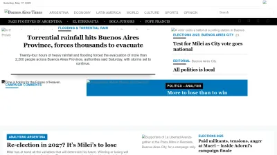 Screenshot of Batimes.com.ar