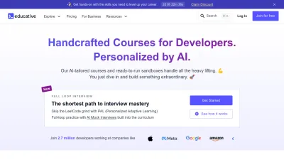 Screenshot of Educative.io