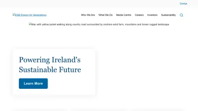 Screenshot of Esb.ie