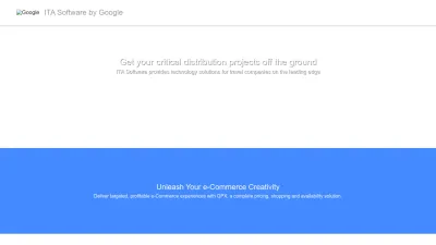 Screenshot of Itasoftware.com