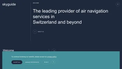 Screenshot preview of skyguide.ch