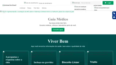 Screenshot of Unimed.coop.br