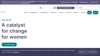 Screenshot of Swe.org