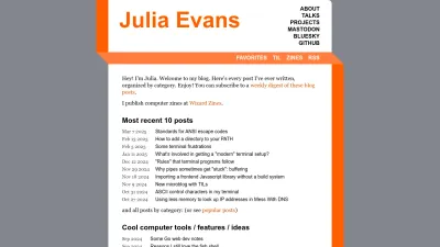 Screenshot of Jvns.ca