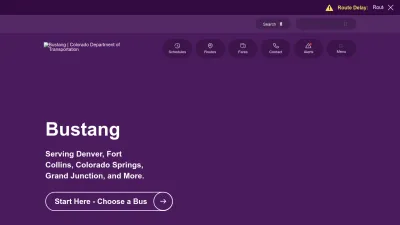 Screenshot of Ridebustang.com