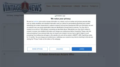 Screenshot of Thevintagenews.com