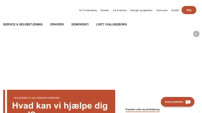 Screenshot of Kalundborg.dk
