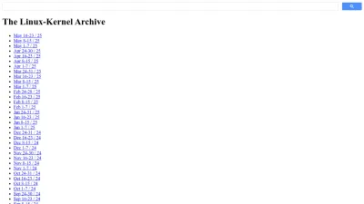 Screenshot preview of lkml.iu.edu