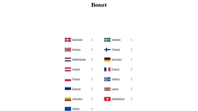 Screenshot of Boozt.com