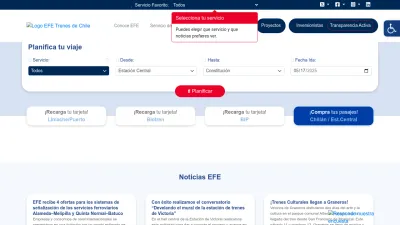 Screenshot of Efe.cl