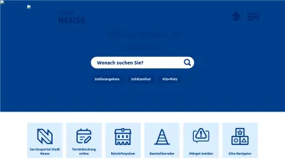 Screenshot of Neuss.de