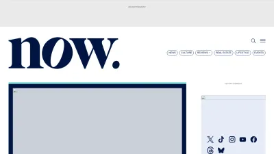 Screenshot of Nowtoronto.com