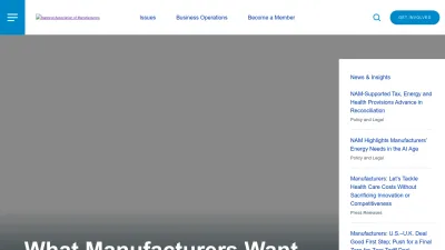 Screenshot of Nam.org