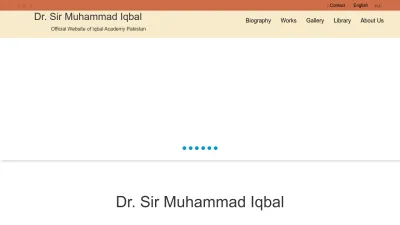 Screenshot of Allamaiqbal.com